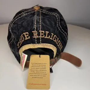 True Religion Vintage Embroidered Baseball Cap - OS True Religion Vintage Embroidered Baseball Cap - OS main image 3